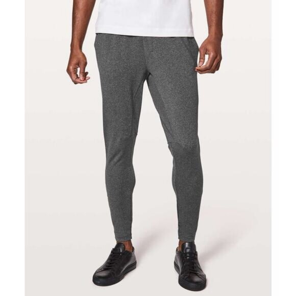 LULULEMON Onlu Pant 28" Men's Size Small Heathered Black - Picture 2 of 7